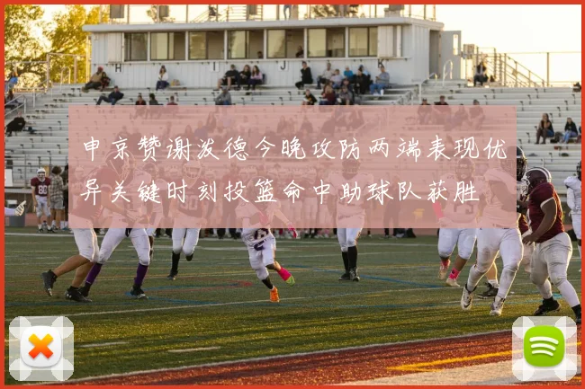 申京赞谢泼德今晚攻防两端表现优异关键时刻投篮命中助球队获胜